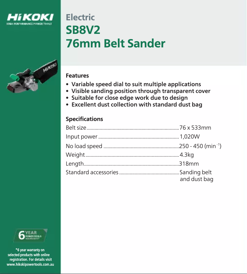 First page image of the manual for SB8V2