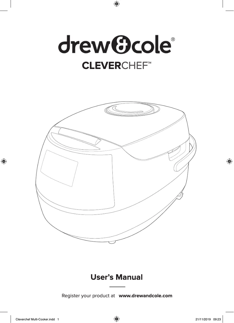 Page 1 of the manual User Manual Drew&Cole CleverChef