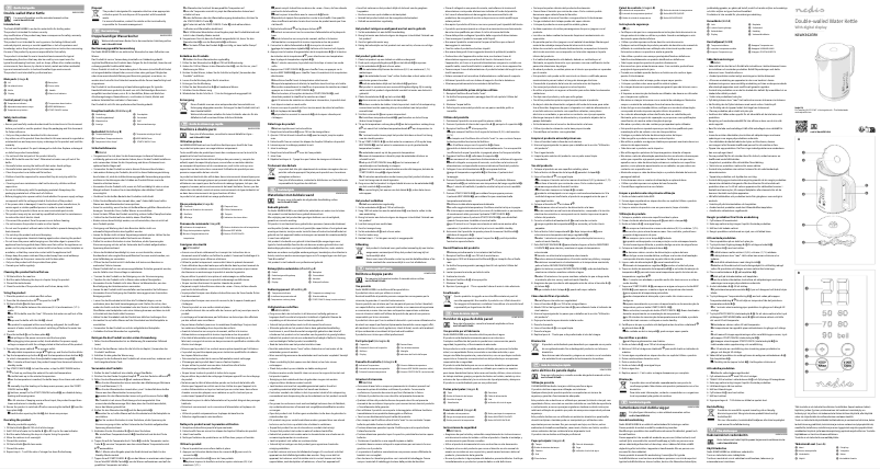 Page 1 of the manual User Manual Nedis KAWK362EBK