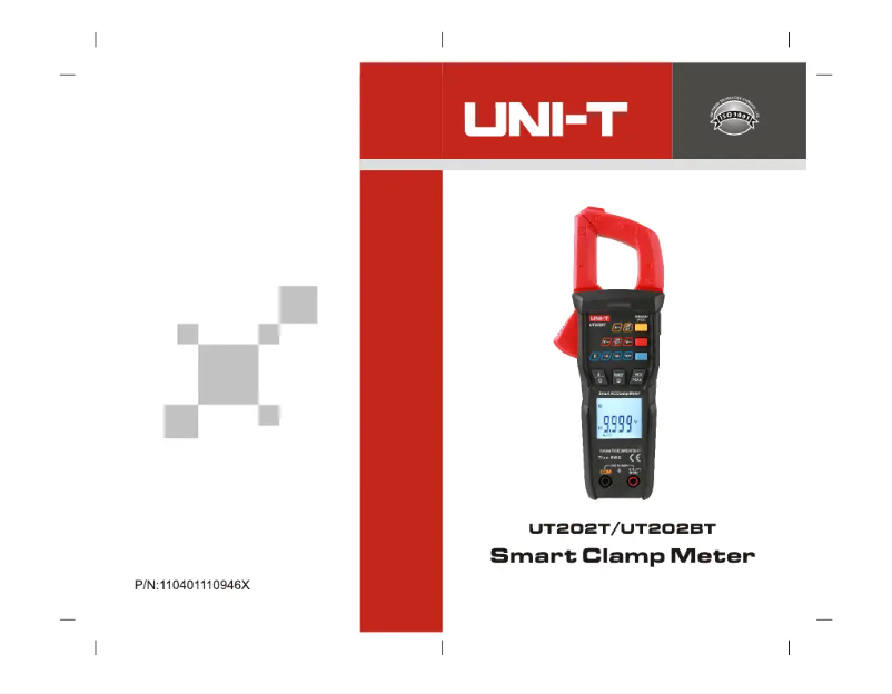 Page 1 of the manual User Manual Uni-T UT202T
