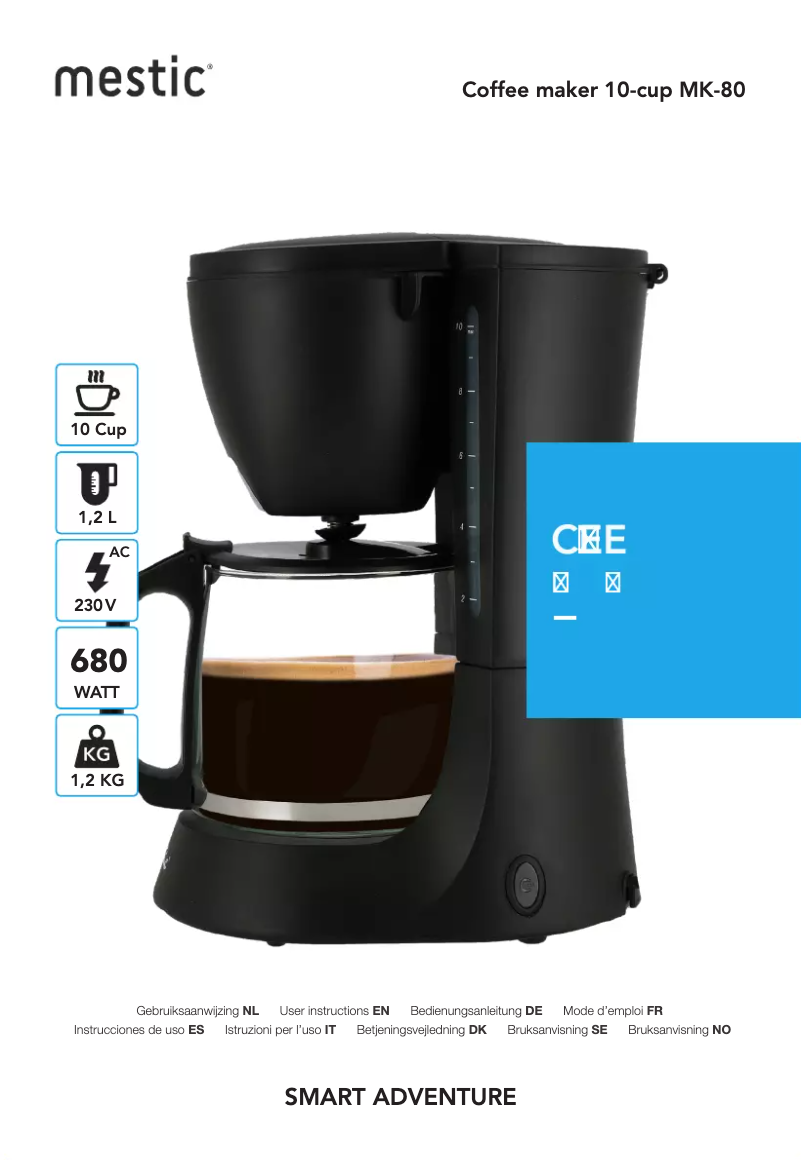 First page image of the manual for MK-80