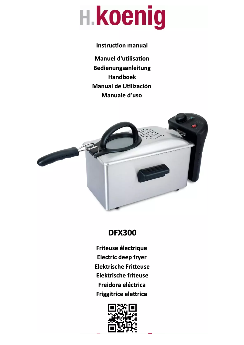 Page 1 of the manual User Manual Koenig DFX300