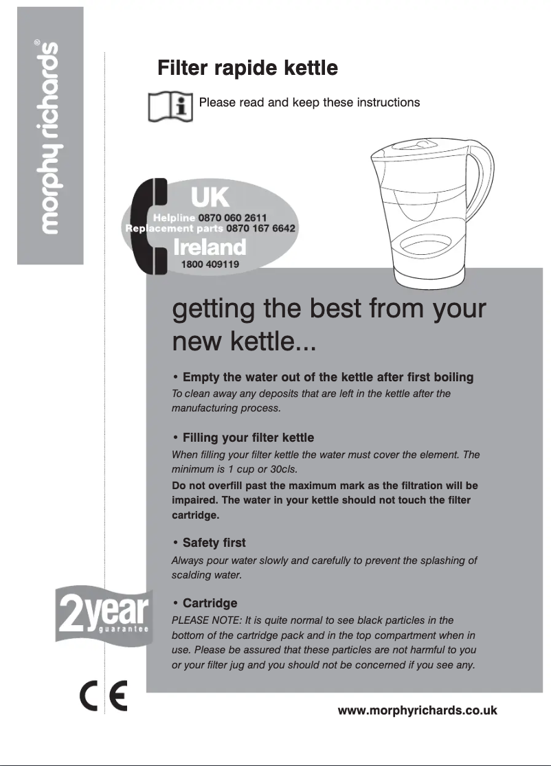 Image de la première page du manuel de l'appareil 43552