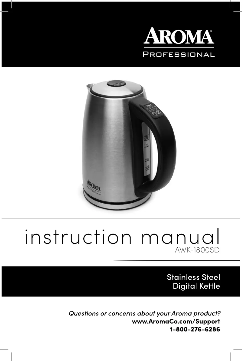 First page image of the manual for AWK-1800SD