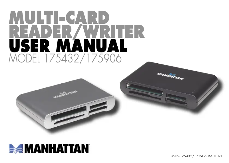 Page 1 of the manual User Manual Manhattan 175432