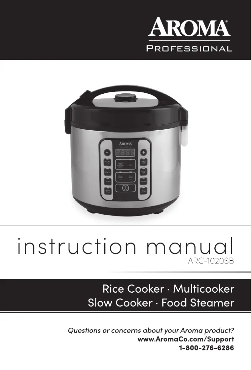 First page image of the manual for ARC-1020SB