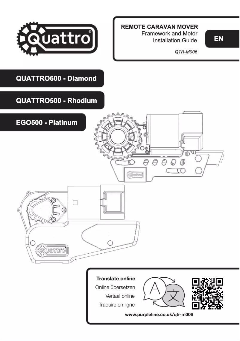 Page 1 of the manual User Manual Purpleline QUATTRO500