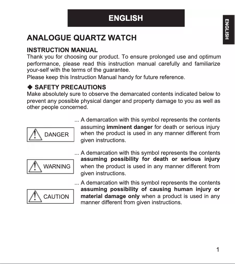 First page image of the manual for Sports UNF6003W