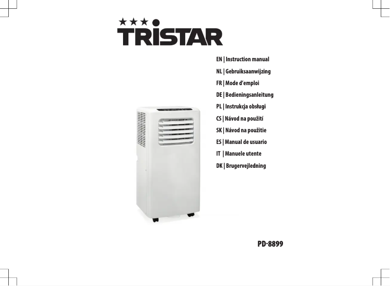 Page 1 of the manual User Manual TriStar PD-8899