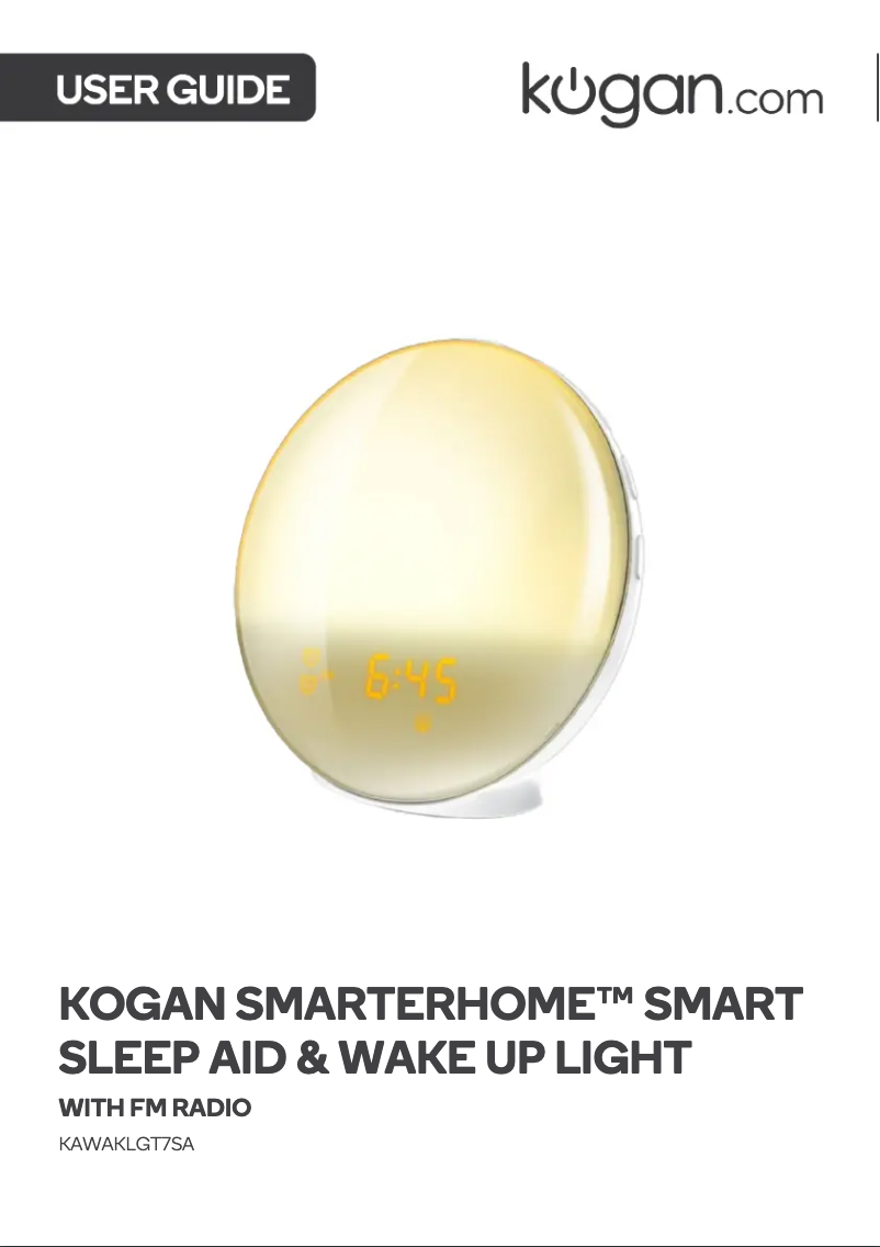 Page 1 of the manual User Manual Kogan KAWAKLGT7SA