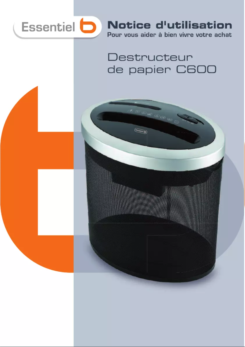 Page 1 of the manual User Manual Essentiel B C600