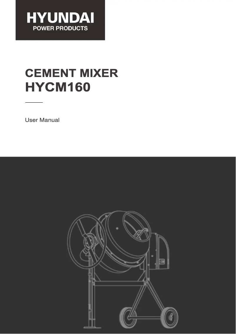 Page 1 of the manual User Manual Hyundai HYCM160