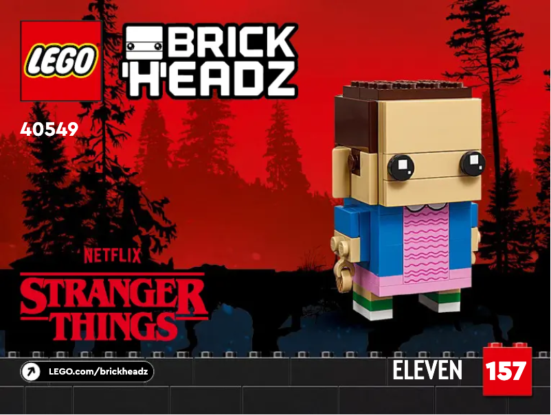 First page image of the manual for BrickHeadz 40549