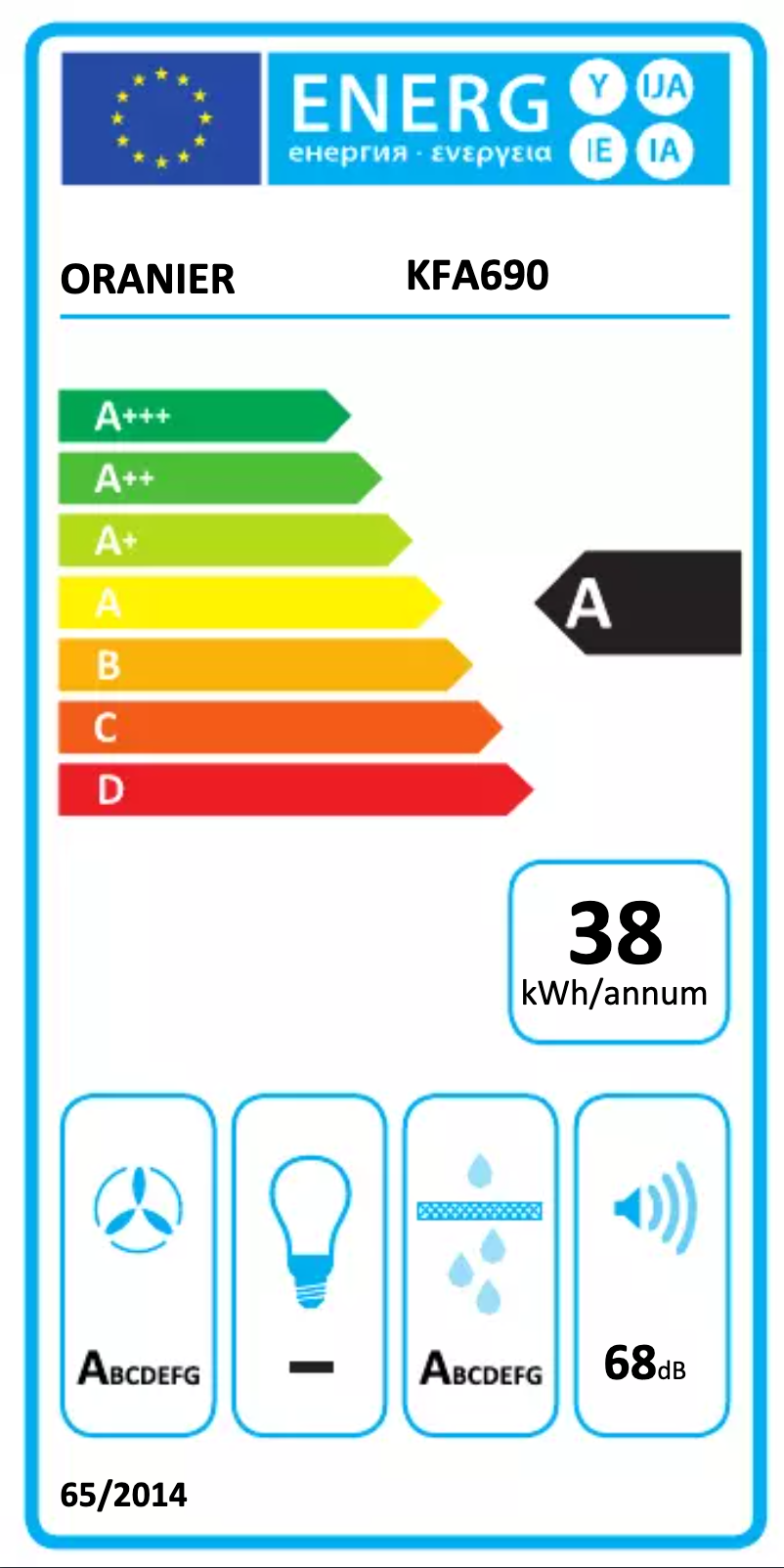 First page image of the manual for KFA690