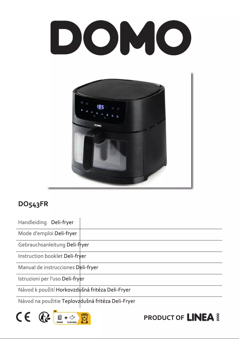 First page image of the manual for DO543FR