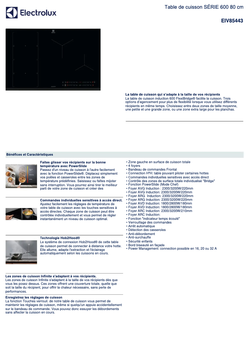 First page image of the manual for EIV85443