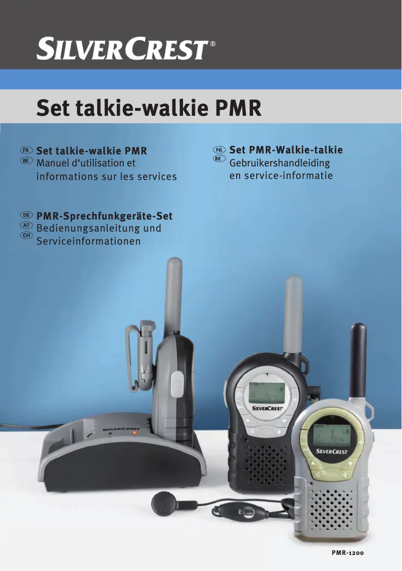 First page image of the manual for PMR-1200