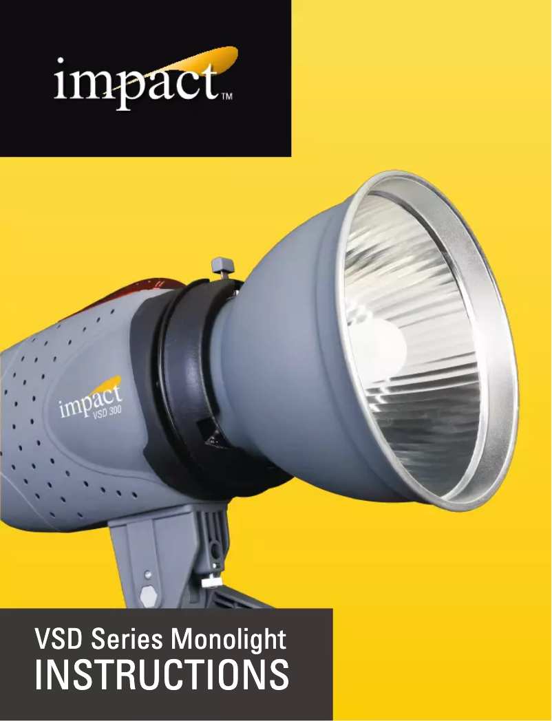 Page 1 of the manual User Manual Impact VSD-160