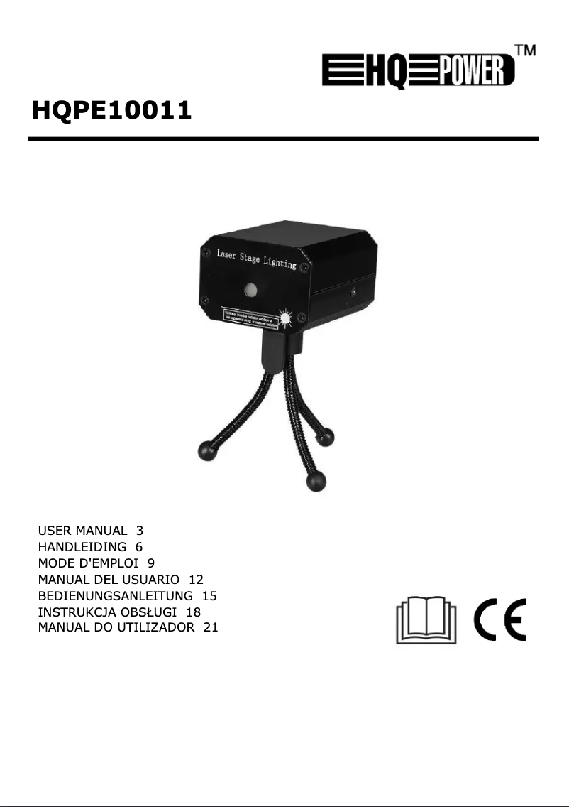 Page 1 of the manual User Manual Velleman HQPE10011