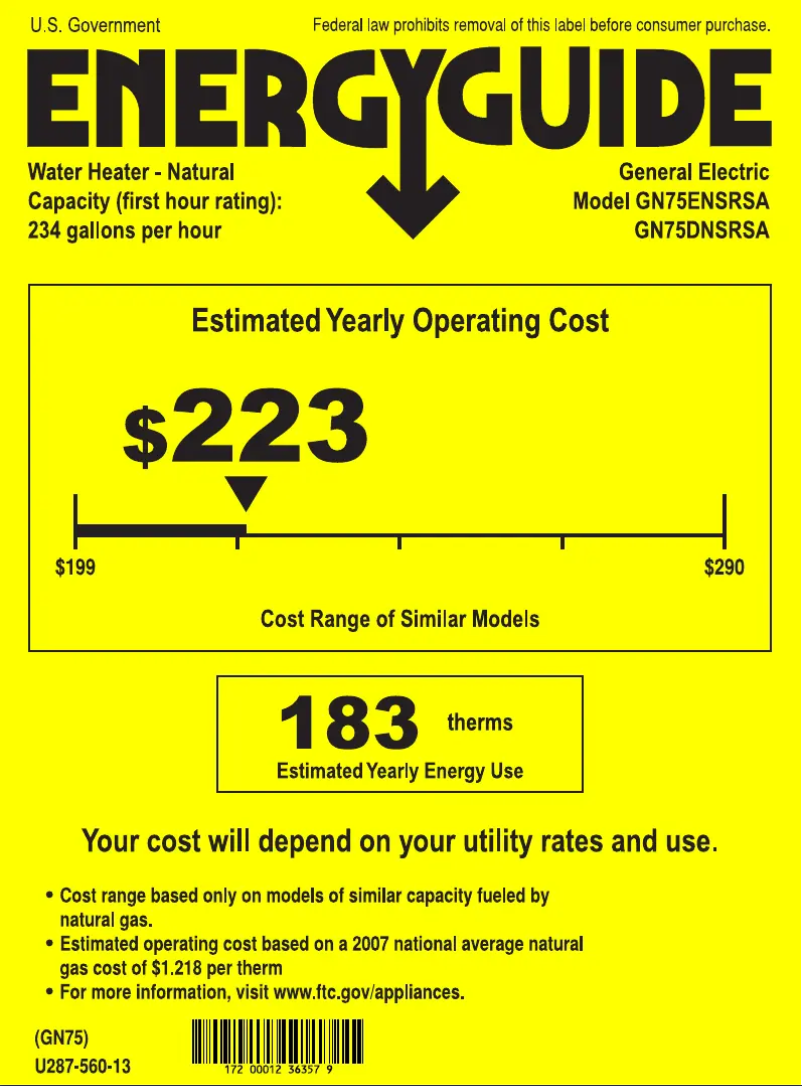 First page image of the manual for GN75DNSRSA