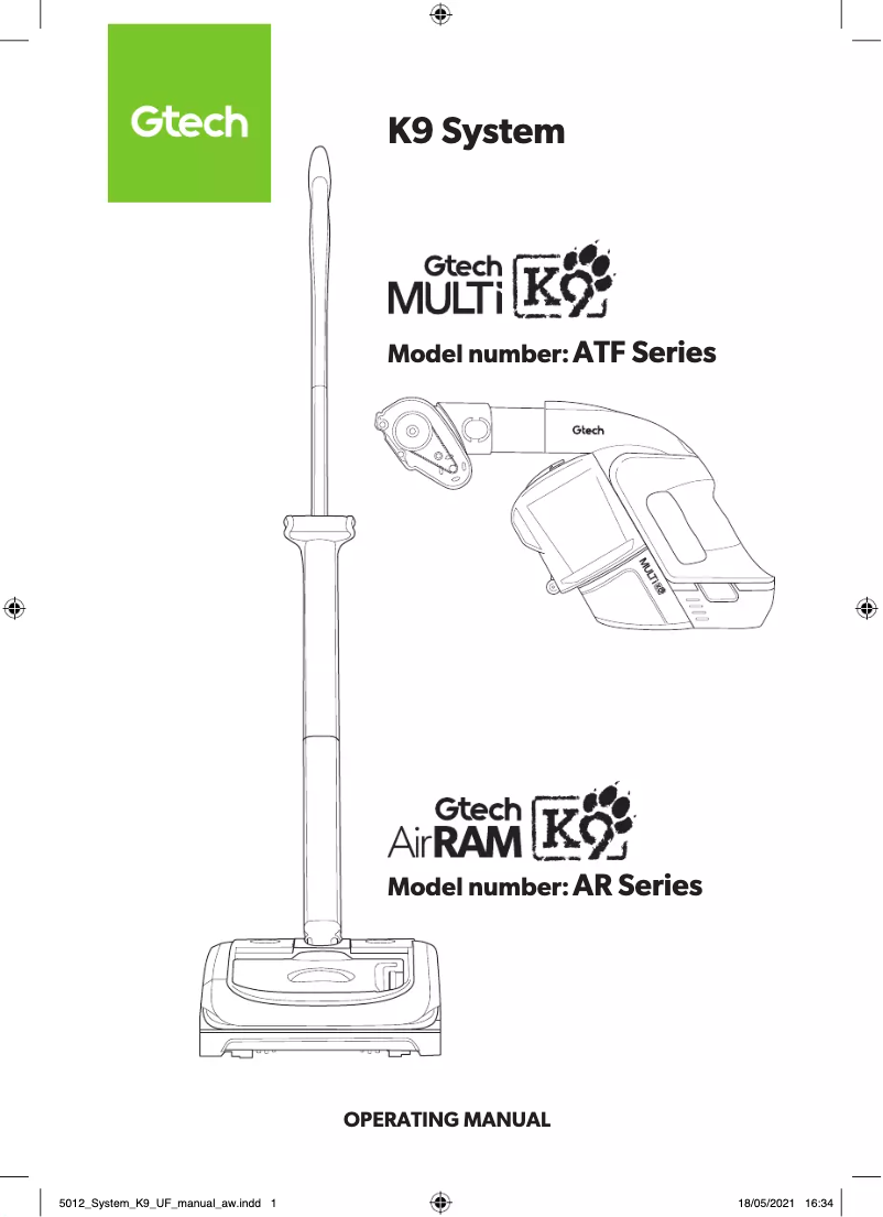 First page image of the manual for System K9