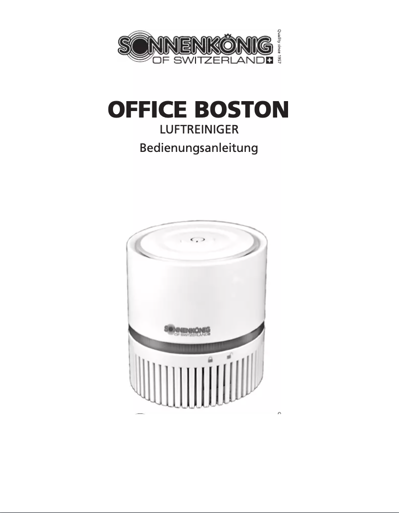 First page image of the manual for Office Boston