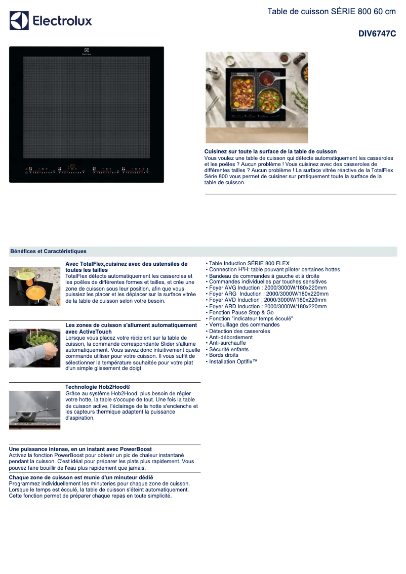 First page image of the manual for DIV6747C