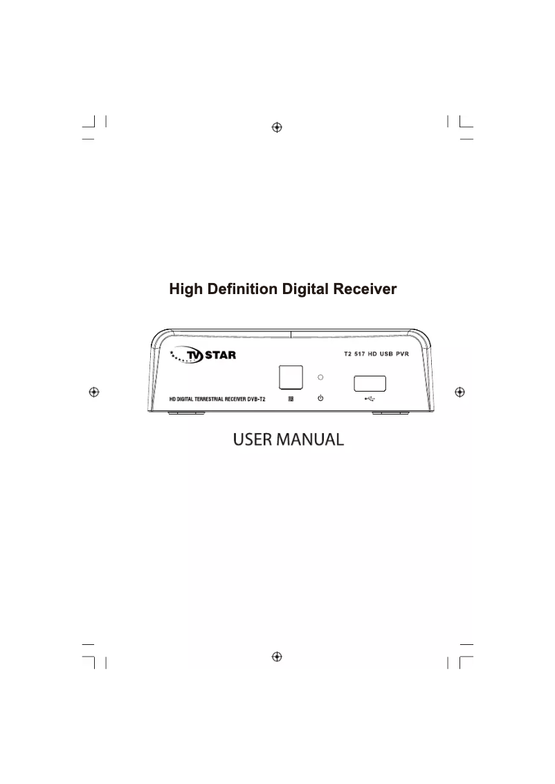 First page image of the manual for T2 517