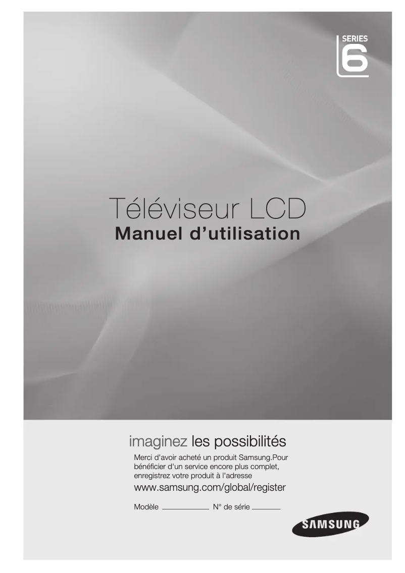 Page 1 of the manual User Manual Samsung LA32C650L1R