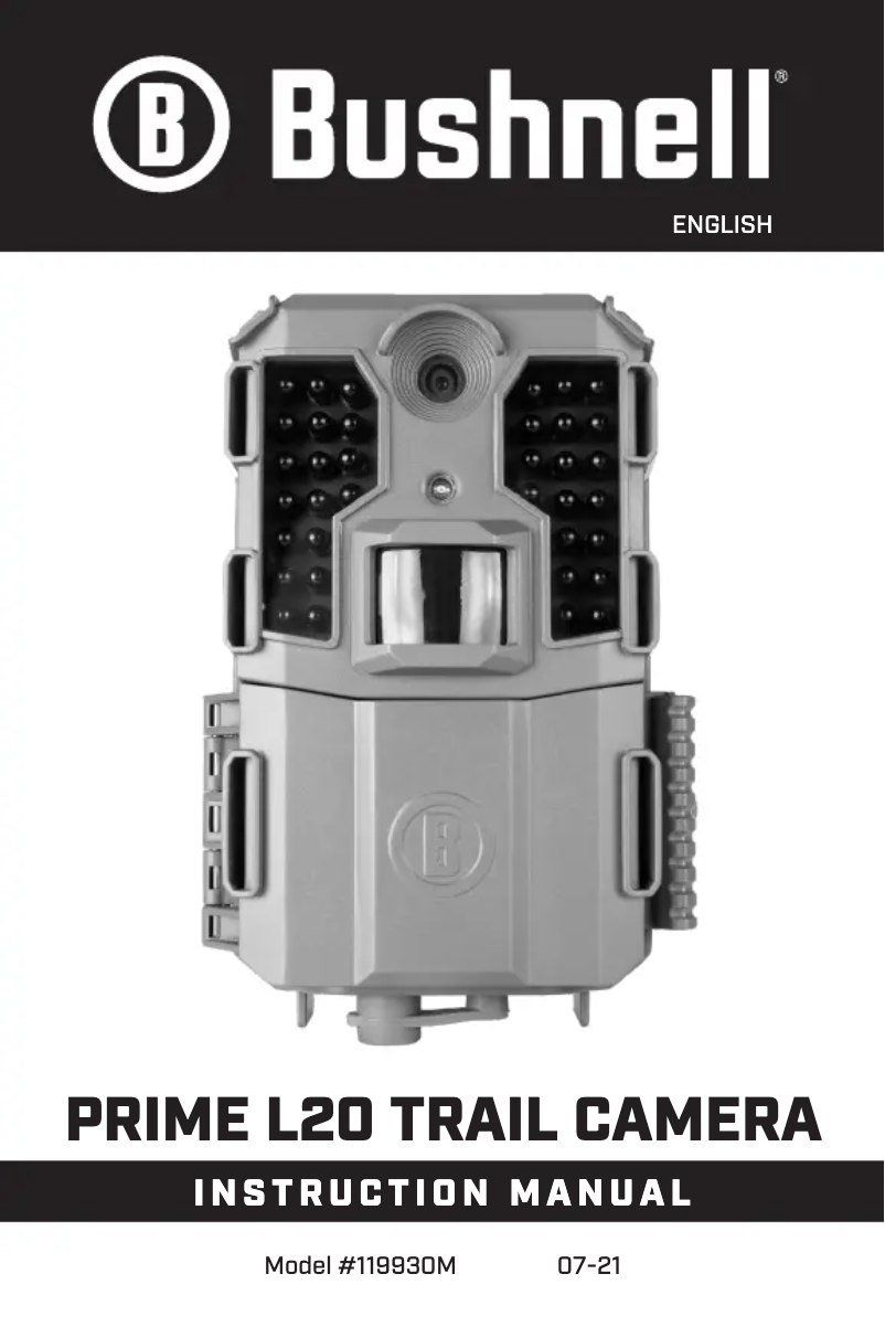 First page image of the manual for Prime L20