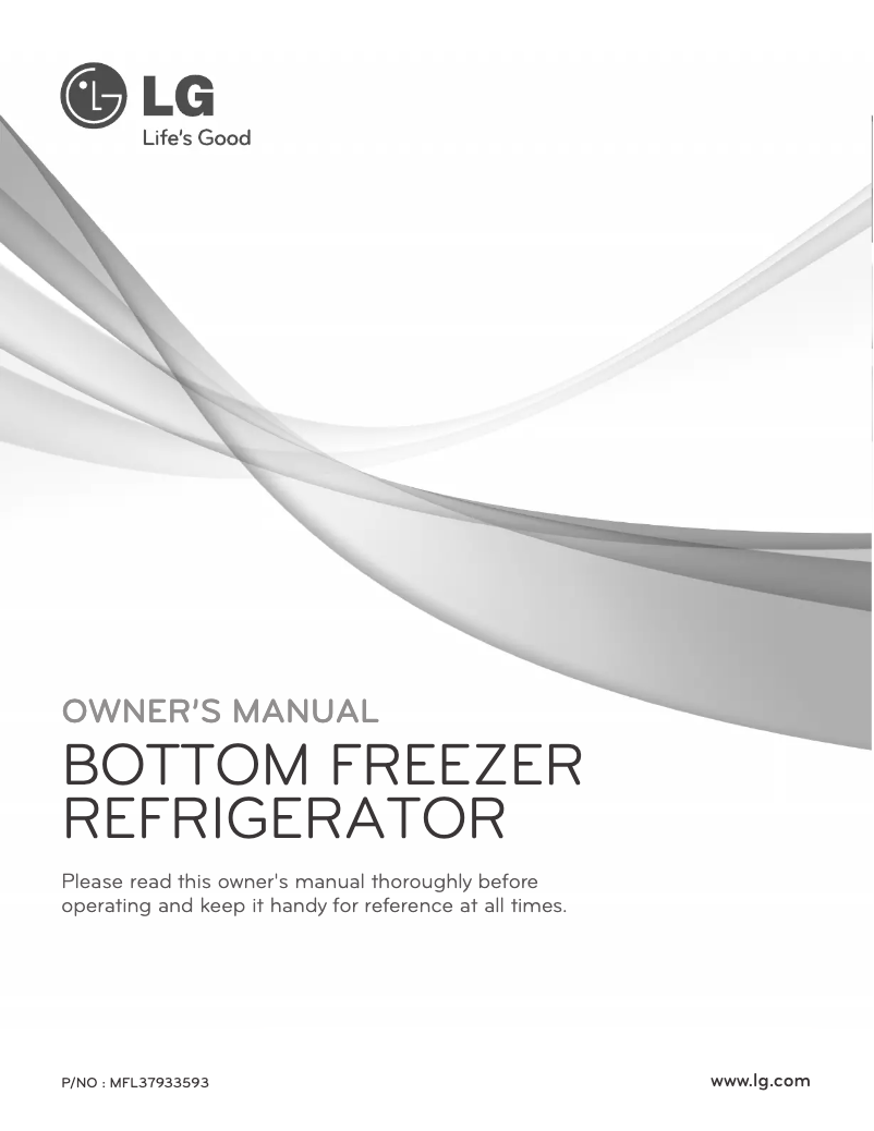 First page image of the manual for GR-L219CSL