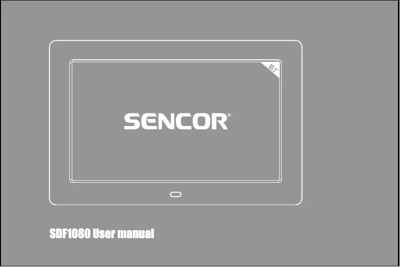 Page 1 of the manual User Manual Sencor SDF 1080