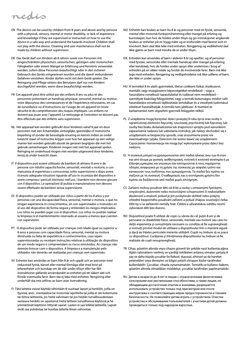 First page image of the manual for BACH05