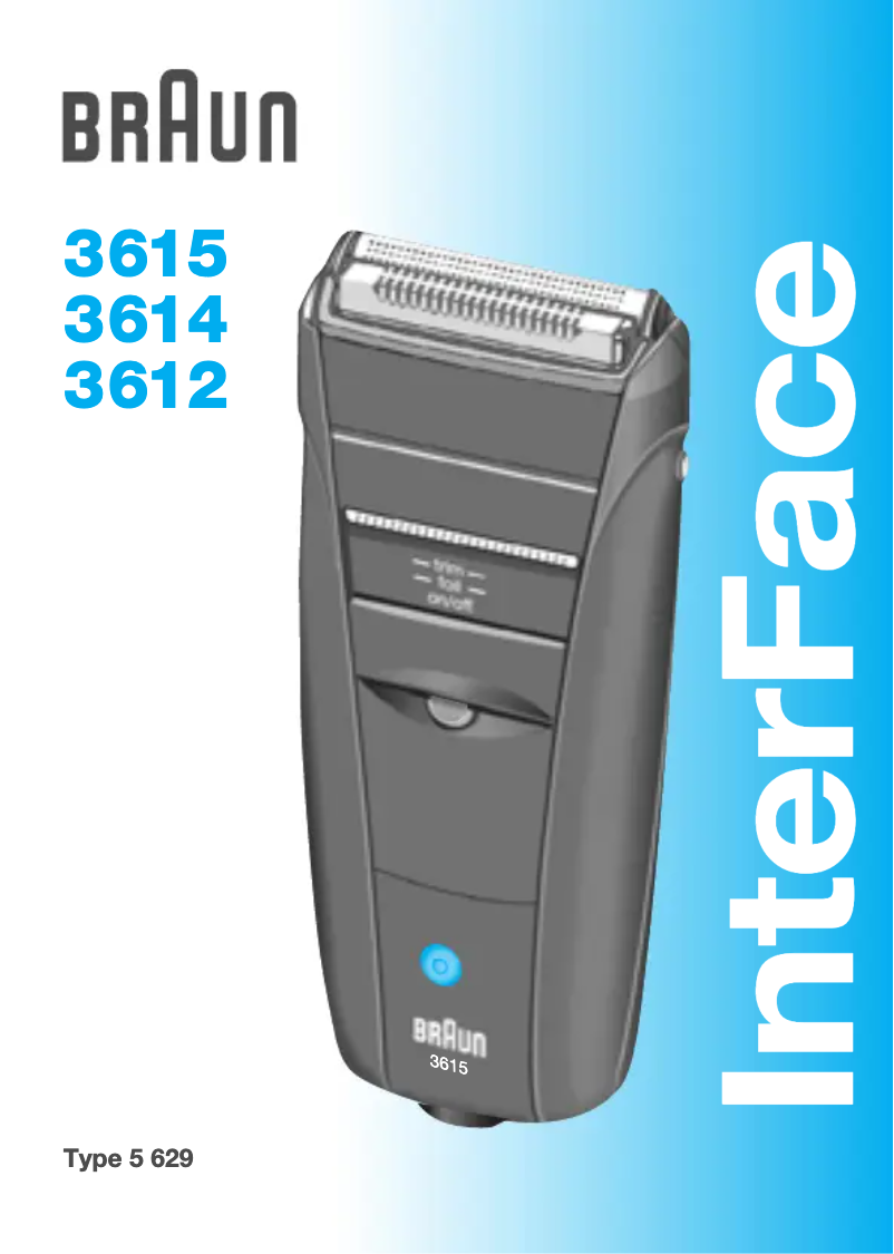 First page image of the manual for InterFace 3615