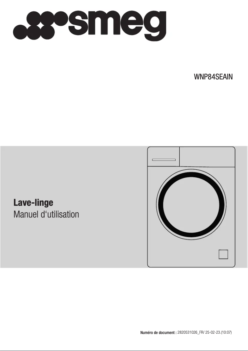 First page image of the manual for WNP84SEAIN