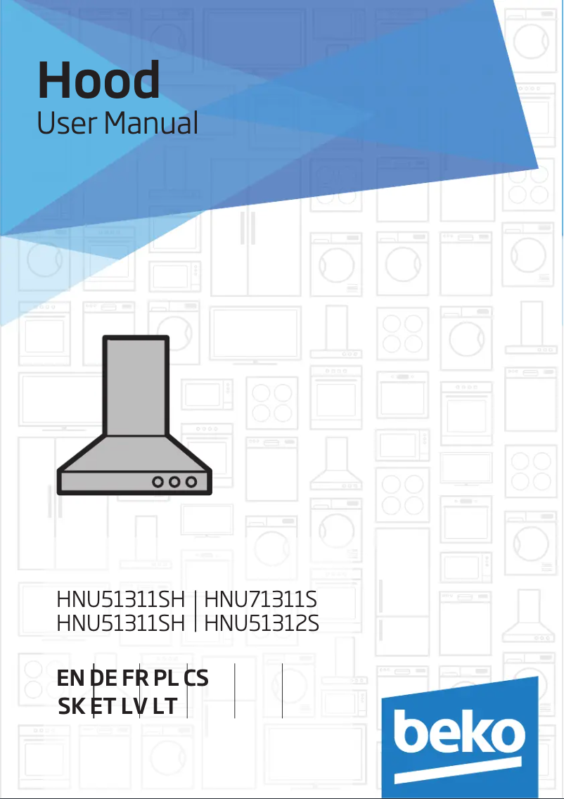 Page 1 of the manual User Manual Beko HNU51312S