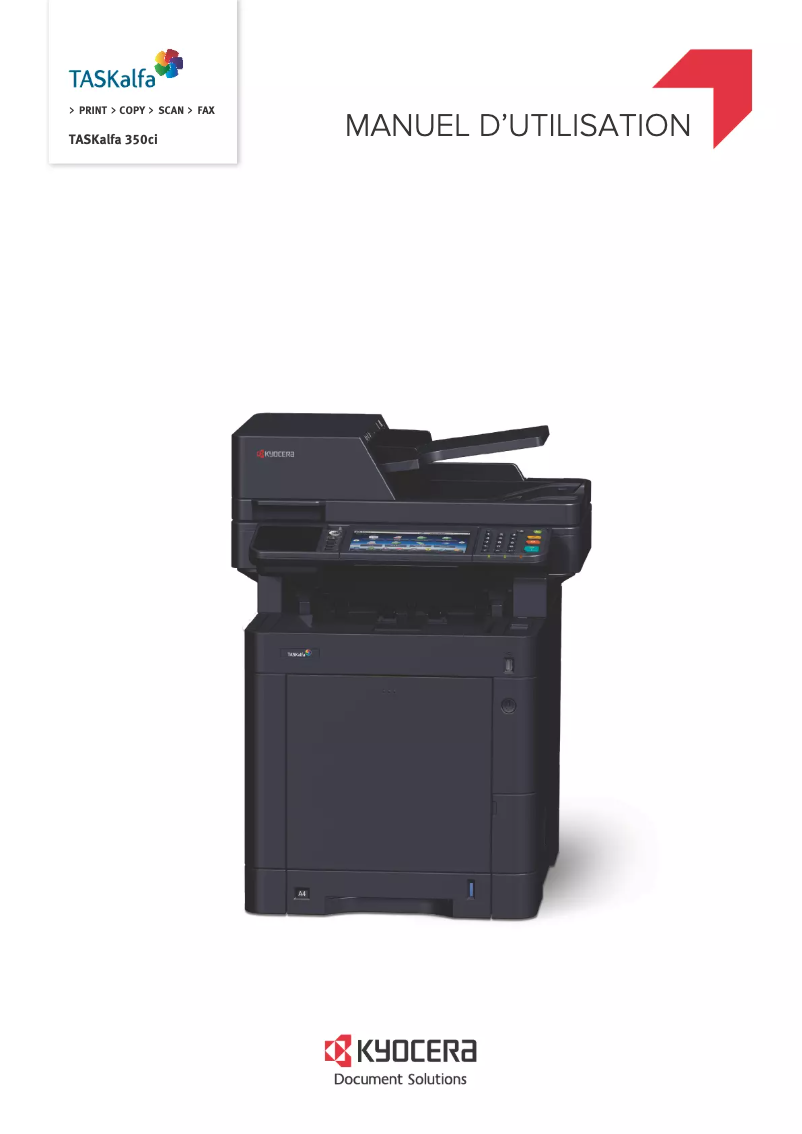 First page image of the manual for TASKalfa 350ci