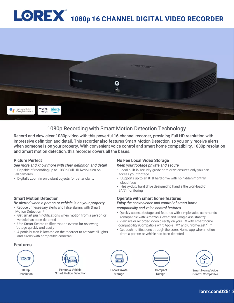 First page image of the manual for D251