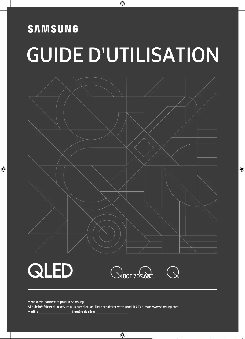 First page image of the manual for QA65Q60TAK