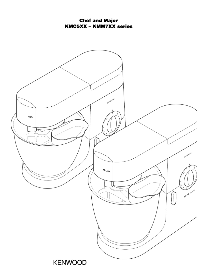 First page image of the manual for KMC750