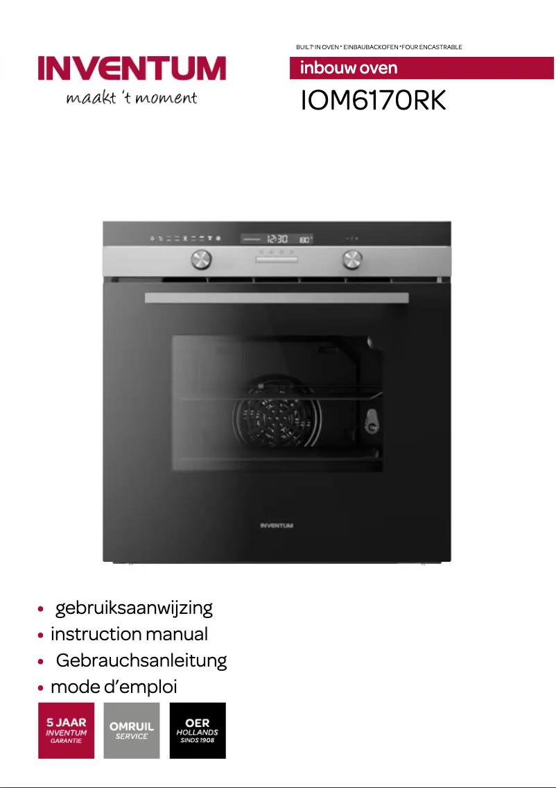 First page image of the manual for IOM6170RK