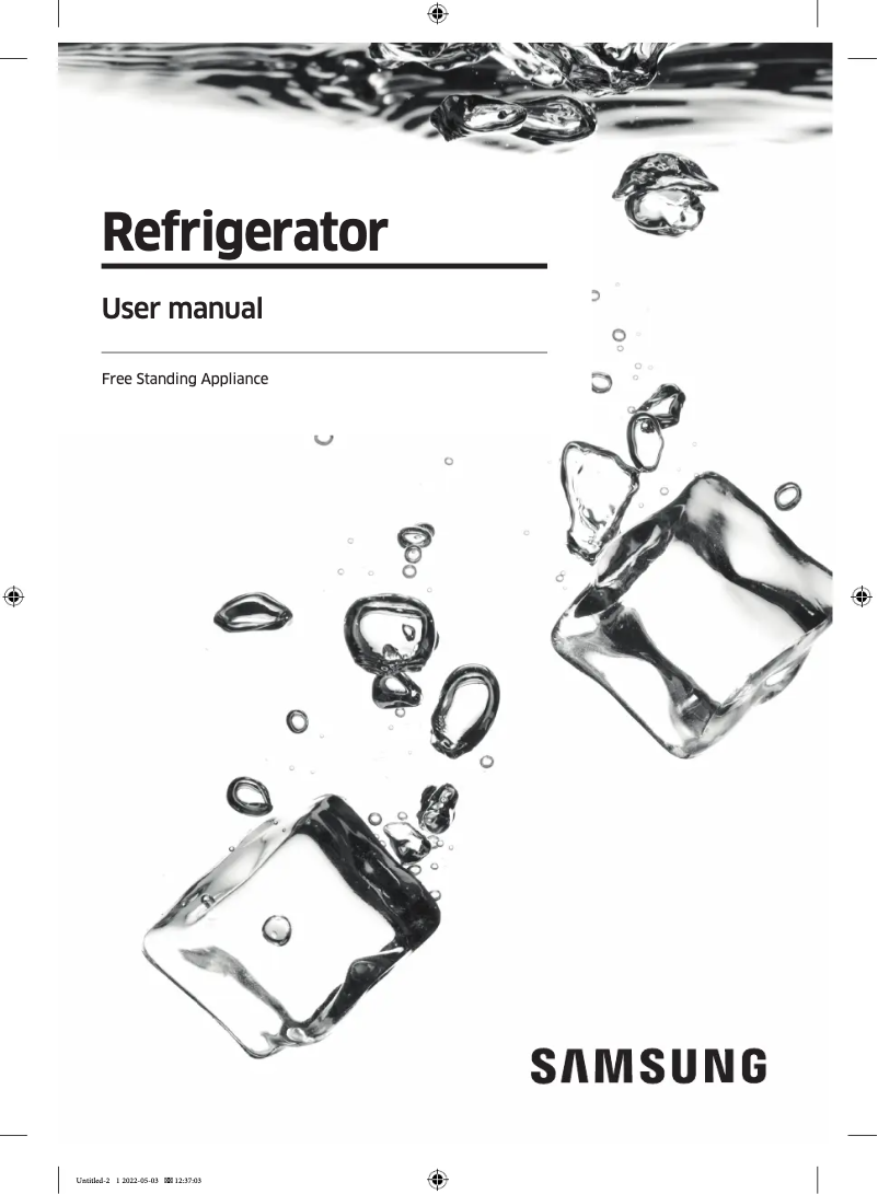 First page image of the manual for RF30BB6600QL