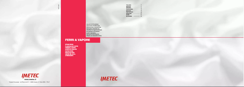 Page 1 of the manual User Manual Imetec Titanox K115