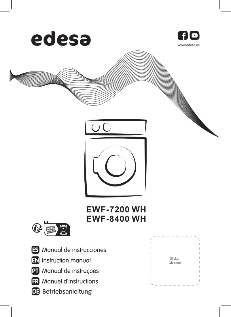 First page image of the manual for EWF-7200 WH