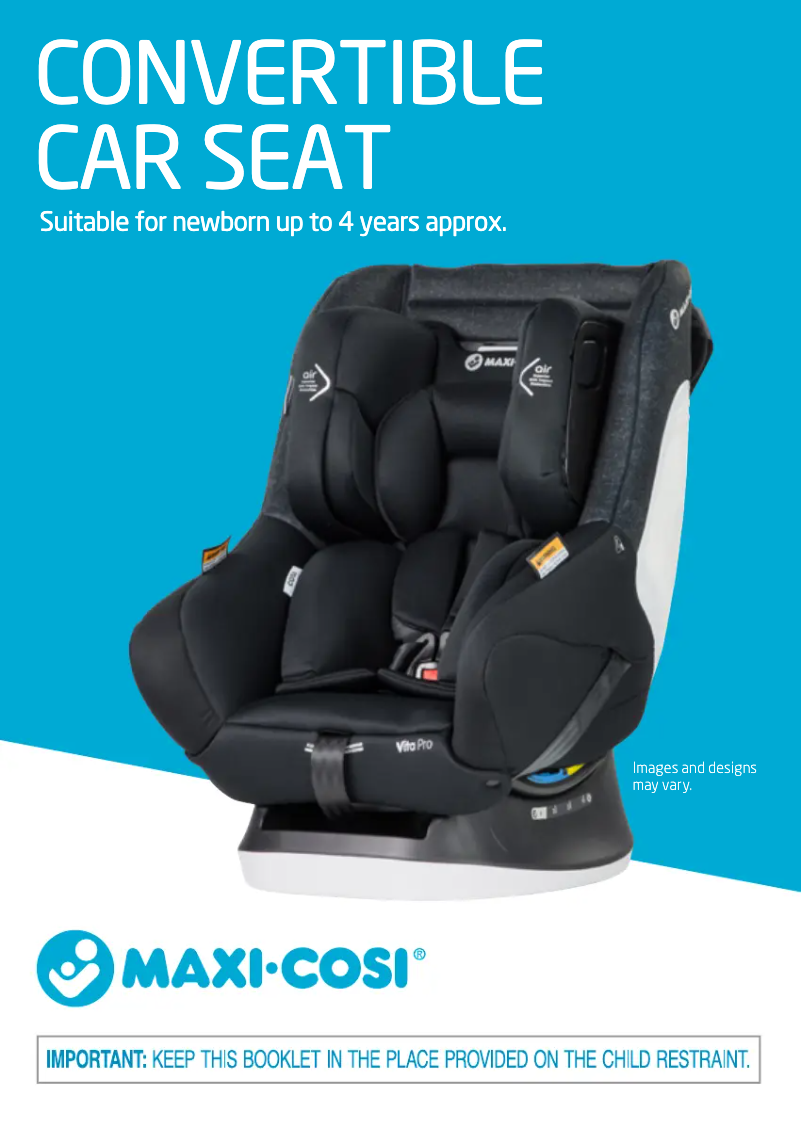 First page image of the manual for Vita Pro