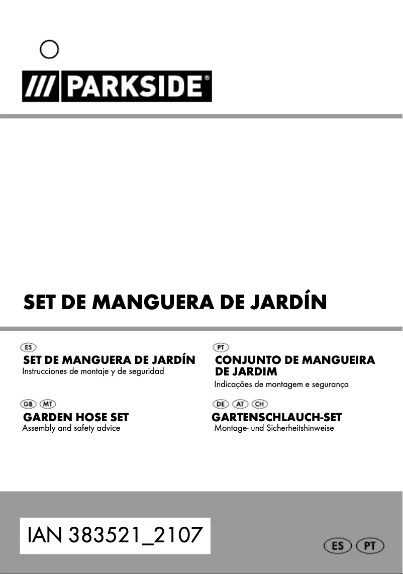 Page 1 of the manual User Manual Parkside HG09109