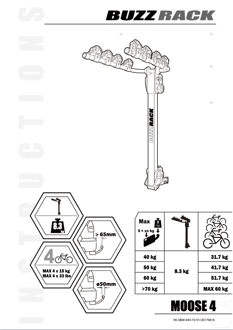 First page image of the manual for Moose 4