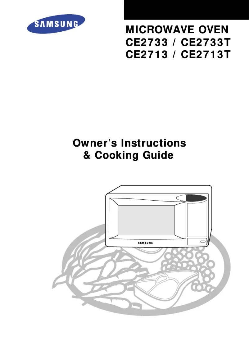 Page 1 of the manual User Manual Samsung CE2733