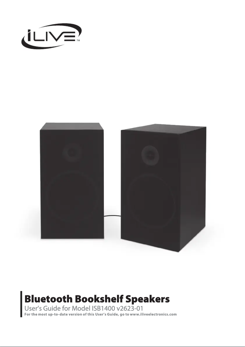 Page 1 of the manual User Manual iLive ISB1400