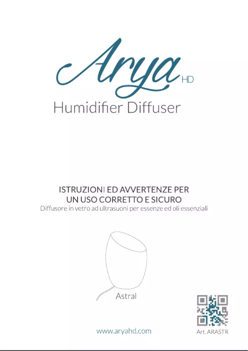 First page image of the manual for Astral